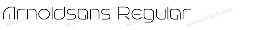 Arnoldsans Regular字体转换 Arnoldsans Regular字体转换